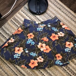 Cute flower mini skirt